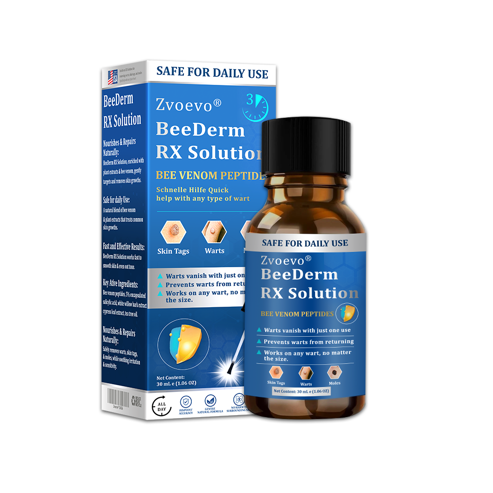 💝Zvoevo® BeeDerm RX Solution | Gentle, Targeted Care for Warts, Skin Tags, Skin Lesions, Infections, Cysts and Scars