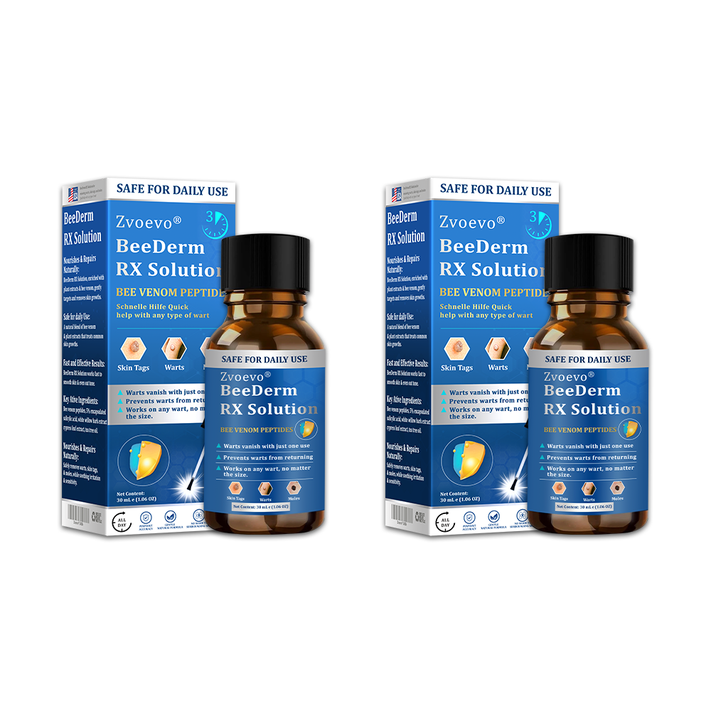 💝Zvoevo® BeeDerm RX Solution | Gentle, Targeted Care for Warts, Skin Tags, Skin Lesions, Infections, Cysts and Scars