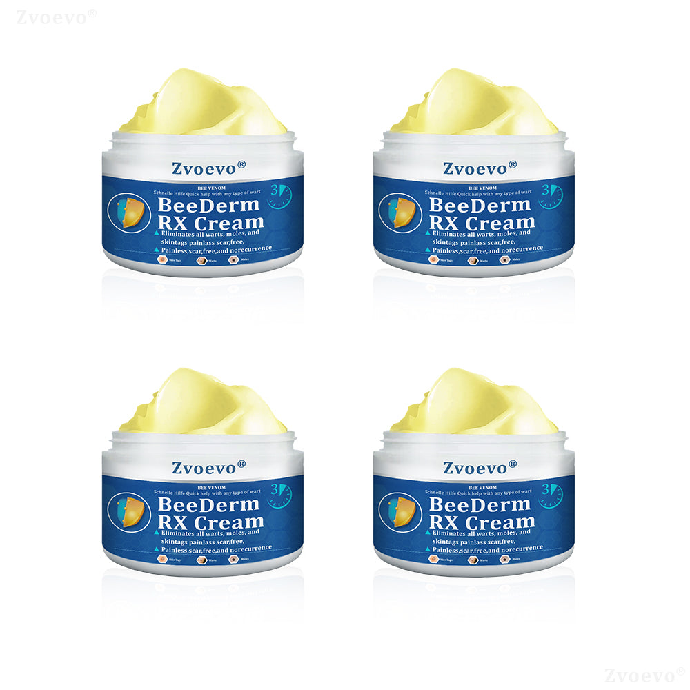 🔥 Zvoevo® BeeDerm RX Cream | Gentle Targeted Care for Warts, Skin Tags, Bumps, Infections, Cysts and Scars