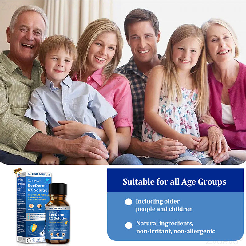💝Zvoevo® BeeDerm RX Solution | Gentle, Targeted Care for Warts, Skin Tags, Skin Lesions, Infections, Cysts and Scars
